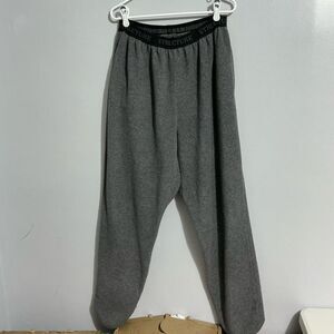 grey Calvin Klein Modern Structure fleece sweatpants size XL